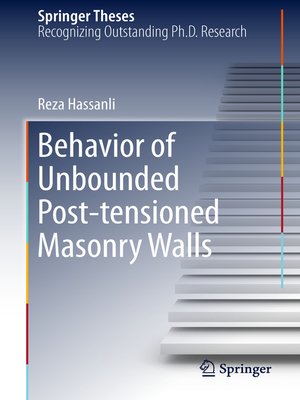 cover image of Behavior of Unbounded Post- tensioned Masonry Walls